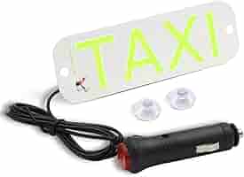期間限定値下げ！撮影用に！個人タクシー行灯！シガーソケットで点灯可！ Amazon.co.jp: LEDタクシーライト 12V フロントガラス